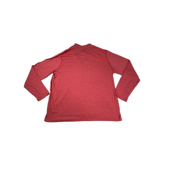 Under Armour Pullover Mens 2x Red Heat Gear Loose Fit 1/4 Zip P20 - Picture 2 of 5